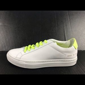 Common project Achilles low green white fluo
